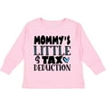 thumbnail image 3 of Inktastic Mommy's Little Tax Deduction Blue Hearts Boys or Girls Long Sleeve Toddler T-Shirt, 3 of 5