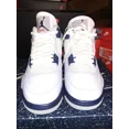 thumbnail image 2 of Taille 8.5 - Jordan 4 Rétro Bleu Marine Minuit, 2 of 6
