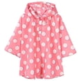 thumbnail image 1 of Rain Poncho Kids Waterproof Baby Girls Boys Foldable Ultralight Cycling Outdoor for 85-150cm, 1 of 5