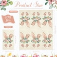 thumbnail image 2 of Servilletas para Invitados de Pascua Servilletas de Papel Desechables Decorativas de Pascua Toalla de Mano con Diseño Floral de Conejito de Primavera para Centros de Mesa, 2 of 4