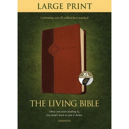 The Living Bible Large Print Edition, Tutone (Large Print) (Hardcover)
