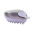 thumbnail image 6 of huanledash Pet Hair Comb 3-in-1 Pet Maggafe Brush with Soap Dispenser Mango-shaped Pet Bath Soft Bristles Brush Pet Supplies, 6 of 8