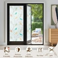 thumbnail image 5 of rabbitgoo Window Privacy Film, Frosted Glass Window Film Decorative, Stained Glass Window Cling, Removable Bathroom Privacy Film for Glass, UV Blocking Heat Control Front Door Covering, 23" x 156", 5 of 10