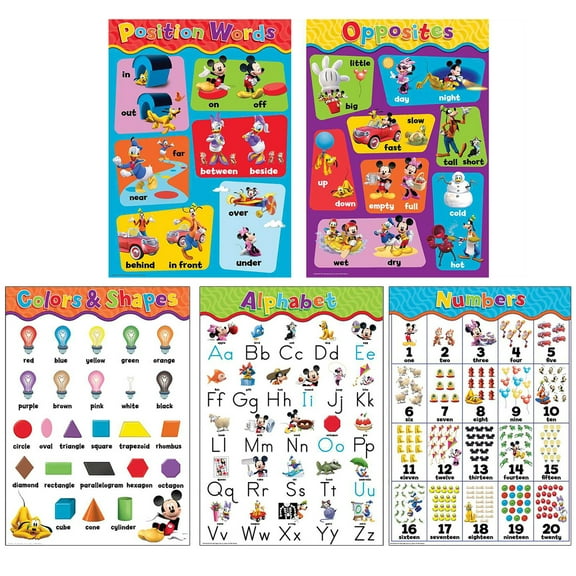 Eureka Mickey Mouse Clubhouse Beginning Concepts Bulletin Board Set