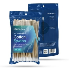 500 Bamboo Cotton Swabs | Biodegradable & Compostable | Eco Product | 5 X 100 Packs | Biodegradable & Compostable | Cotton Ear Buds Swabs With Bamboo Handle