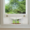 thumbnail image 6 of SNYNUXX Window Bird Feeder with 180° Clear View, Durable Wood and Safe Feeder, White, 6 of 8