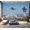 Color4, variant on Peel and Stick Wallpaper Downtown Los Angeles California skyline cityscape skyscrapers palm Modern Art Wall Mural Decor Self Adhesive and Removable 100in x 144in