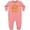 Mauve, variant on My 1st Halloween Cute Pumpkin with Bow Baby Fleece Romper