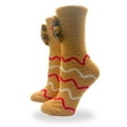 thumbnail image 6 of Holiday Time Women's Gingerbread 3D Cozy Crew Socks, 1-Pack, Size 4-10, 6 of 7