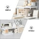thumbnail image 5 of EeaseMX 2 estantes de almacenamiento para el hogar, armario de estudio, organizador, estante de hierro, 5 of 8