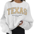 thumbnail image 2 of Rovga Women Sweatshirts Daily Pullover Letter Printed O-Neck Butterfly Long Sleeve Skateboard Top Female Outwear, 2 of 4