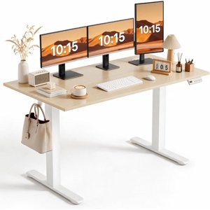 Claiks 55 x 24 Inch Nature Electric Standing Desk