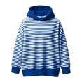 thumbnail image 4 of oqasdz Sweatshirts for Men Festival Striped Long Sleeve Hooded Pullover with Front Pocket Holiday Streetwear Versatile Casual Outdoor, 4 of 5