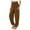 Brown, variant on WEAIXIMIUNG Petite Pants for Women Womens New Casual Fashion Women's Wear Elastic High Waist Wide Leg Casual Pants Casual Pants