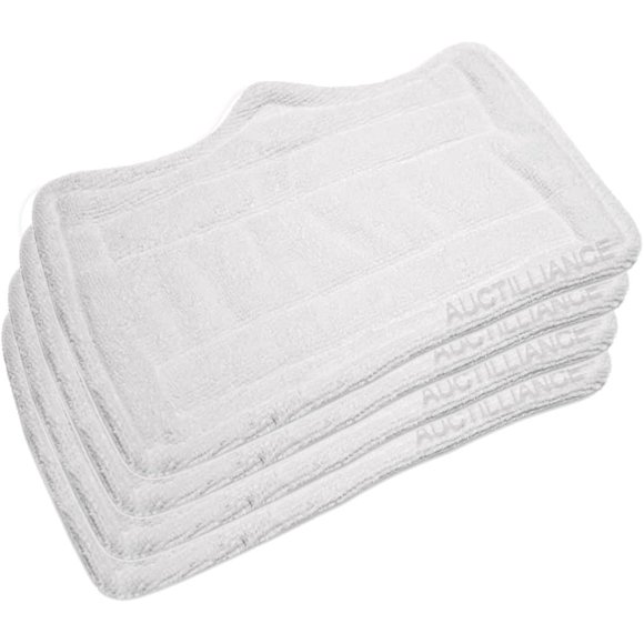 Hildbrandt Clean Co. 4 Steam Pocket Mop Pads Compatible Replacement Pad for Shark Mops S3101W, S3250, S3250W, S3250CW, S3251N, S3101POD, SP100Q, S3251, SE200, S3251WC, FS3101, S3251_N2A, S3101CO