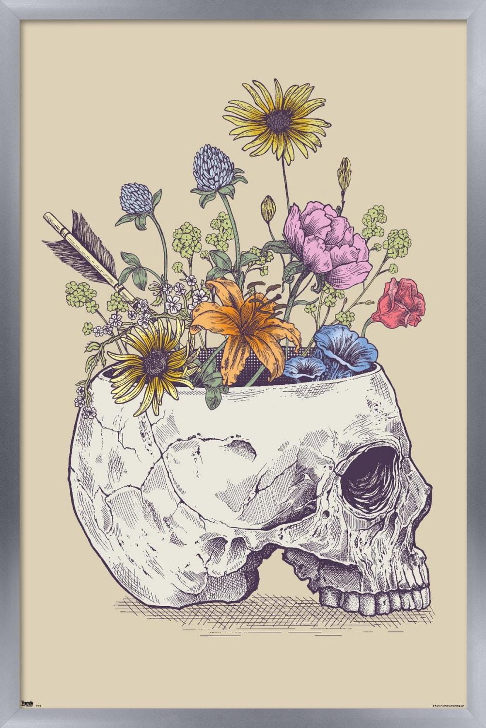 Rachel Caldwell - Crâne de fleur