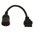 thumbnail image 2 of 9 Pin To 16pin OBD2 Adapter, Easy To Install PVC J1939 Diagnostic Connector Cable Durable  For Truck For Marine, 2 of 8