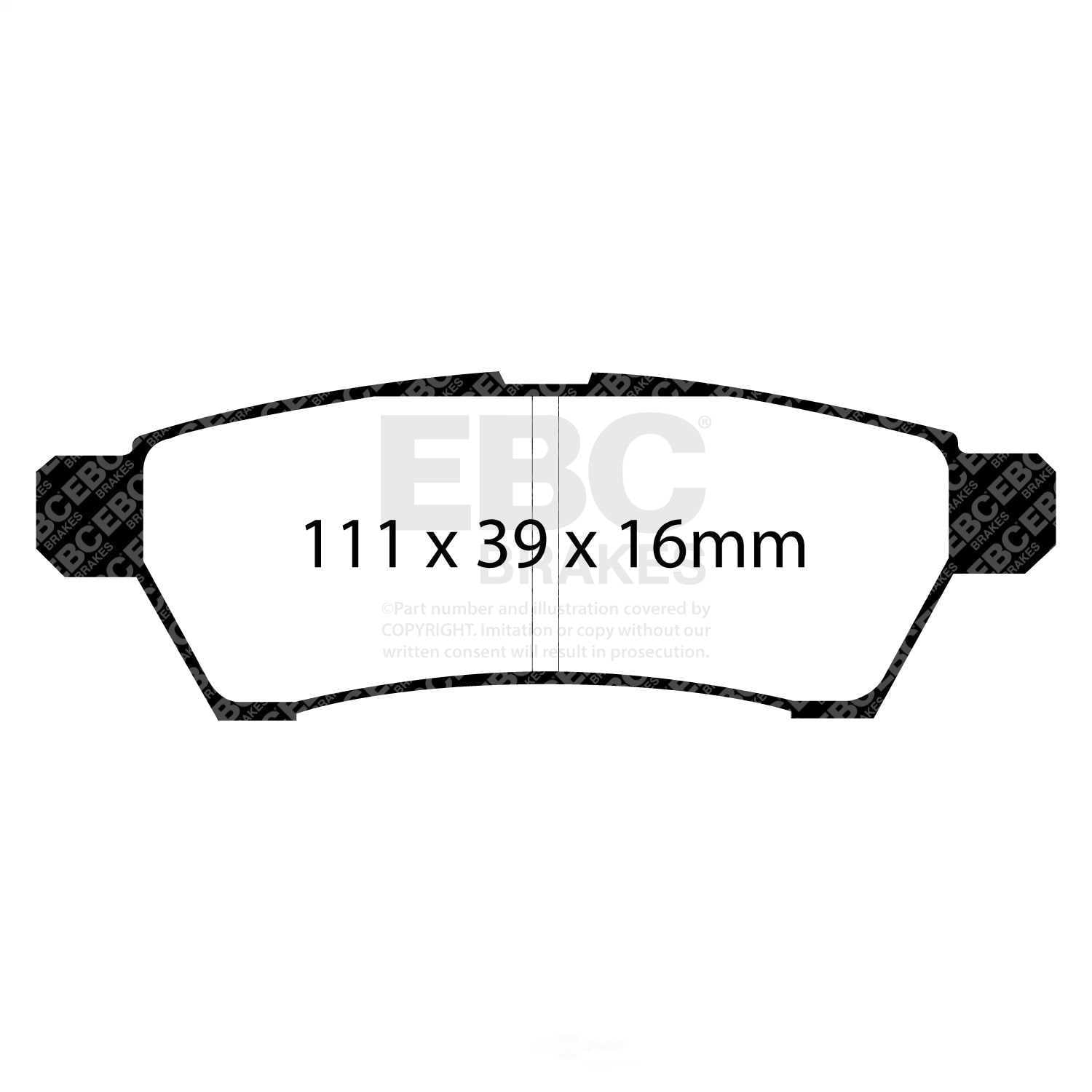 UD1100/ EBC OE Brake Pads