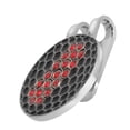 thumbnail image 4 of Marqueur de Balle de Golf Robuste Clip de Perceuse pour Visière de Golf Rouge, 4 of 8