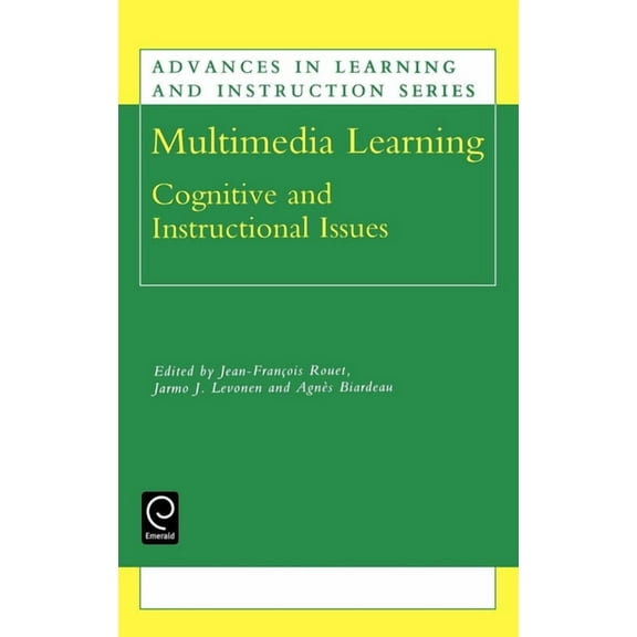 Advances in Learning and Instruction Multimedia Learning: Cognitive and Instructional Issues, Book 7, (Hardcover)
