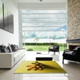 thumbnail image 6 of Ahgly Company Indoor Rectangle Patterned Bright Gold Yellow Area Rugs, 8' x 12', 6 of 6