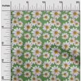 thumbnail image 2 of oneOone Georgette Viscose Green Fabric Floral Diy Clothing Quilting Fabric Print Fabric By Yard 42 Inch Wide, 2 of 5