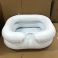 thumbnail image 1 of Lavabo inflable de PVC para champú, lavabo de PVC de doble capa para pies, lavabo cómodo para el cuidado del hogar, 1 of 2