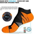 thumbnail image 3 of No Show Running Athletic Anti-Blister Wicking Coolmax Socks, Seamless Anti-odor, 3 of 6