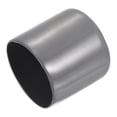 thumbnail image 1 of 4 piezas de tapas de goma 43mm ID cubierta de tubo redondo de vinilo protector gris oscuro, 1 of 4