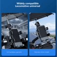 thumbnail image 4 of CHOK Outdoor Motorcycle Phone Mount with Umbrella Holder - Electric Vehicle  Bicycle Handlebar Riding Bracket, 4 of 9
