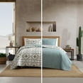 thumbnail image 5 of Nautica - Full/Queen Quilt Set, Super Soft Reversible Bedding with Matching Shams, Striped Home Decor (Wesley Navy, Full/Queen), 5 of 12
