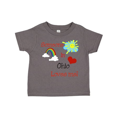 

Inktastic Someone in Ohio Loves Me! Gift Toddler Boy or Toddler Girl T-Shirt