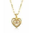 thumbnail image 4 of Collar Mujer De Corazón Con Baño De Oro, 4 of 4