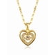 thumbnail image 4 of Collar Mujer De Corazón Con Baño De Oro, 4 of 4