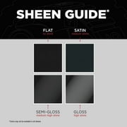 Black, Rust-Oleum Stops Rust Custom Sprays 5 in 1 Gloss Spray Paint-376884, 12 oz