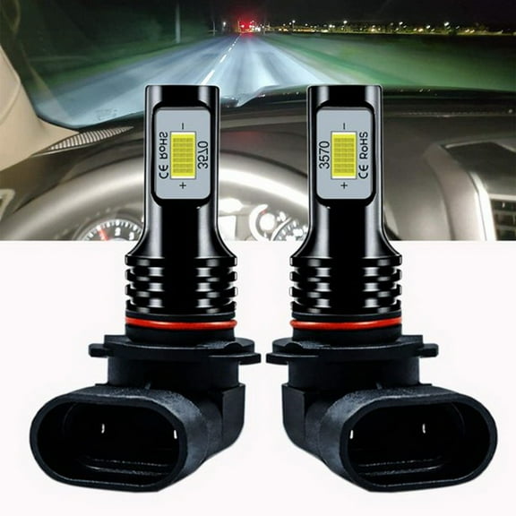 9005 9006 9012 LED Headlight High Low Beam 6000K White Universal for Automobile Bulbs