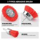 thumbnail image 4 of 9 Pack Nylon Filament Abrasive Brush Set Abrasive nylon brushes, 4 of 5