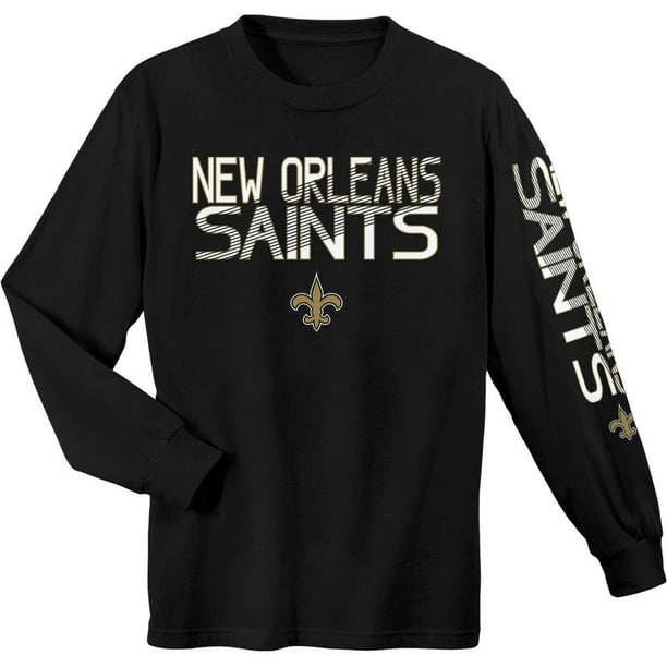 NFL - NFL New Orleans Saints Youth Long Sleeve Cotton Tee - Walmart.com ...
