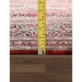 thumbnail image 7 of Pasargad Home Kashan 111" x 145" Hand-Knotted Silk Fabric Area Rug in Red/Navy, 7 of 7