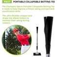 thumbnail image 5 of Champion Sports Steel and Aluminum Stem with Rubber Cone Pro Baseball Tee Adjustable Practice Tee with High Density Base, 5 of 7