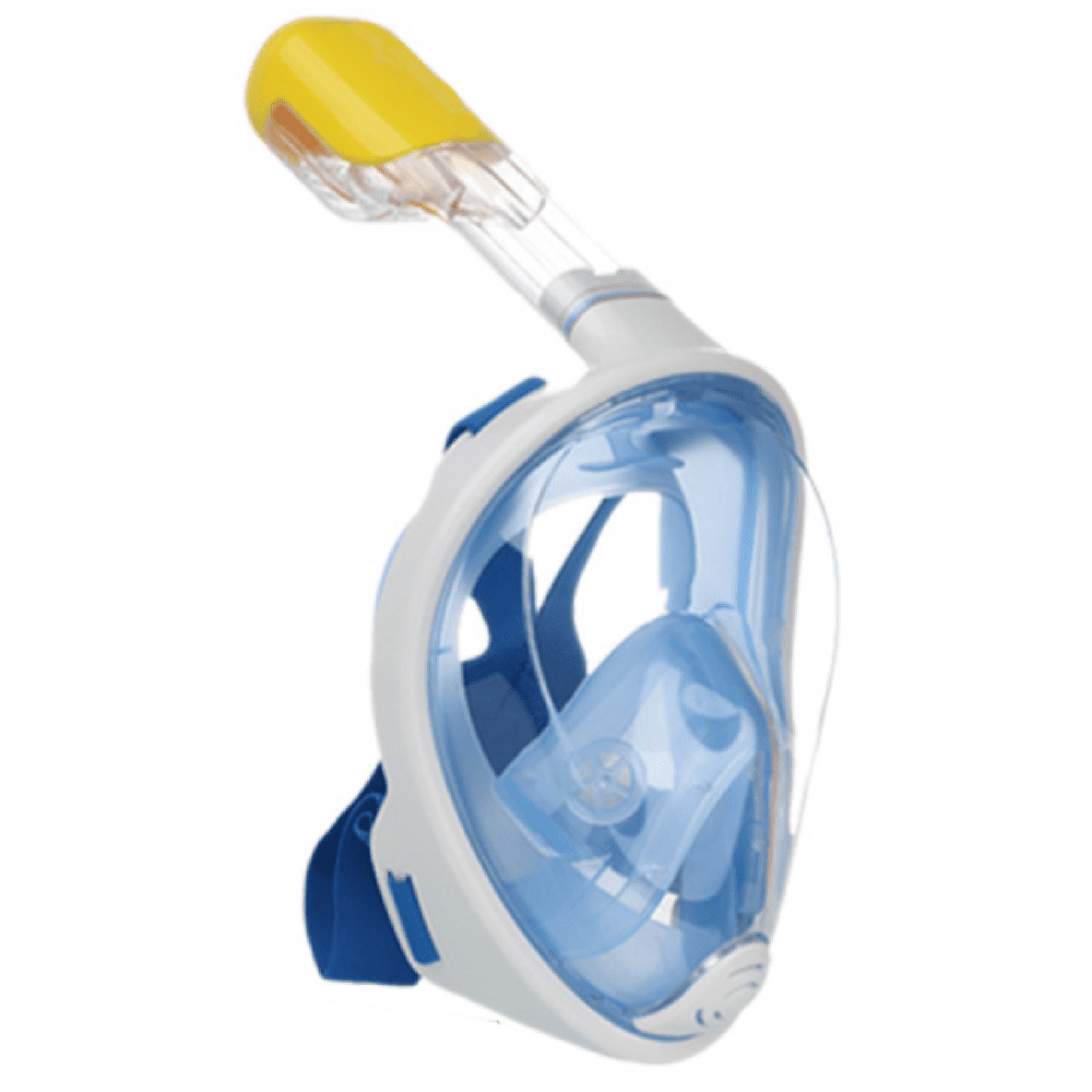 New Design 180 Degree Panoramic Full Face Adult or Kids Smart Snorkel Mask with Anti-Fog and Anti-Leak Technology Blue L... by