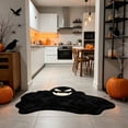 thumbnail image 5 of Wooowa Halloween Irregular Ghost Shape Floor Mat Polyester 35.4x17.7 Inch Non Slip for Bathroom Entryway Rug and Doormat, 5 of 6