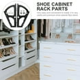 thumbnail image 6 of FENGGUIQU Shoe Cabinet Flips Racks Steel 4Pcs Single Layer Home Use, 6 of 6