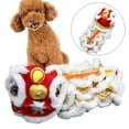 thumbnail image 4 of Traje divertido Yinane accesorios de Ropa Disfraz de león danzante para perros Blanco grande, 4 of 8