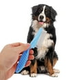 thumbnail image 2 of Durable Handle Pet Grooming Brush for Pet 7.09"x1.57" Blue, 2 of 6