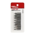 thumbnail image 2 of Hyper Tough 10-Piece 1 inch Screwdriver Bits, Material Steel, New Condition, 2 of 8