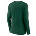 thumbnail image 3 of Women's Green Tulane Green Wave Basic Arch Long Sleeve V-Neck T-Shirt, 3 of 3