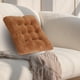 thumbnail image 5 of Fundas de almohada para cojines de asiento para uso doméstico, cojines de suelo de pana con mechones para tatami de salón, cojín de felpa de 40 cm., 5 of 6