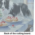 thumbnail image 5 of Border Collie Christmas Cookies Glass Cutting Board 12 in x 15 in, 5 of 5