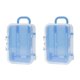 thumbnail image 1 of 2X Azul Caja de Caramelo Mini Maleta de Viaje con Ruedas Equipaje Caja de Caramelo de Boda Creatiivo de Personalidad Juguete Caja de Caramelo Caja Pequena de Almacenamiento, 1 of 10